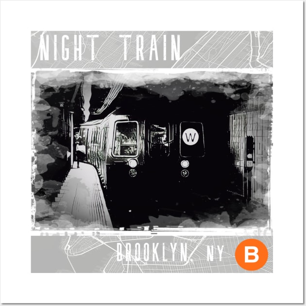 NIGHT TRAIN Wall Art by wcboys_designs